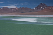 Green Lagoon in Andes Highlands by Danita Delimont