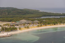 Central America, Honduras, Roatan, resort near Coxen Hole by Danita Delimont