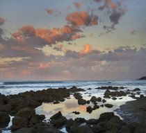 Sunset clouds over Playa Santa Teresa, Costa Rica. by Danita Delimont