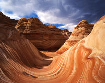 USA, Arizona, Paria Canyon, The Wave formation in Coyote Buttes by Danita Delimont