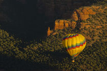 Hot air balloon, Red Rock, Coconino National Forest, Sedona,... by Danita Delimont