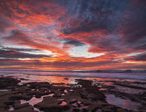 USA, California, La Jolla, Sunset over tide pools at Coast Blvd by Danita Delimont