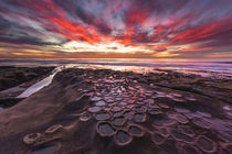 Amazing sunset at the tide pools in La Jolla, CA by Danita Delimont