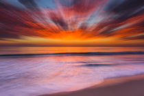 Sunset abstract from Tamarack Beach in Carlsbad, CA by Danita Delimont