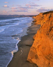 USA, California, Cliffs at Pescadero State Beach by Danita Delimont