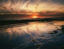 USA, California, San Diego, Sunset Cliffs, Sunset reflecting... von Danita Delimont