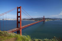 USA, California, San Francisco, Golden Gate Bridge, San Francisco Bay. by Danita Delimont