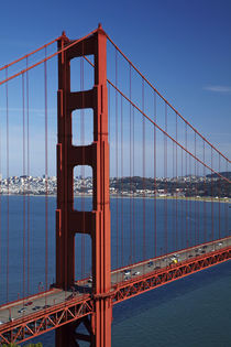 USA, California, San Francisco, Traffic on Golden Gate Bridg... by Danita Delimont