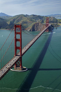 USA, California, San Francisco, Golden Gate Bridge, and Mari... von Danita Delimont
