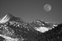 Moonrise, Sierra-Nevada, Glacier Point Vista, Yosemite Natio... von Danita Delimont