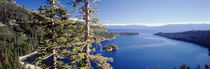 USA, California, View of Lake Tahoe and emerald Bay in morning von Danita Delimont
