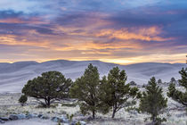 Sunset over Great Sand Dunes National Park. by Danita Delimont