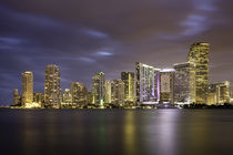 Evening twilight over Miami Skyline, Miami, Florida, USA by Danita Delimont