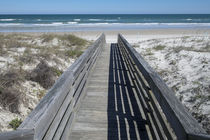 USA, Florida, New Smyrna Beach, Smyrna Dunes Park, boardwalk by Danita Delimont