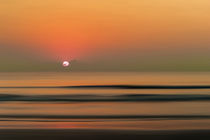 Sunset over rippled water von Danita Delimont