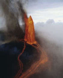 Hawaii Islands, Kilauea, View of lava flowing at Hawaii Volc... by Danita Delimont