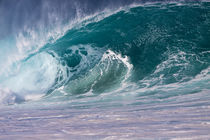 Large waves along the Pipeline Beach on the winward side of the Island by Danita Delimont