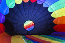 USA, Massachusetts, Hudson, Ballon Festival, hot air balloon interior von Danita Delimont