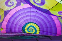 USA, Massachusetts, Hudson, Ballon Festival, hot air balloon interior by Danita Delimont
