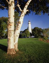 USA, Michigan, View of Ponte Aux Barques Lighthouse von Danita Delimont