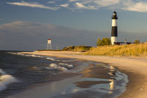 Big Sable Point Lighthouse on Lake Michigan at Ludington Sta... by Danita Delimont