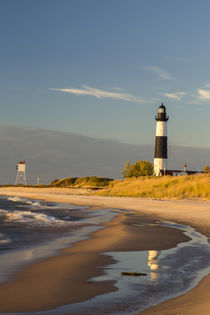 Big Sable Point Lighthouse on Lake Michigan at Ludington Sta... by Danita Delimont