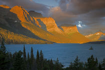 USA, Montana, Glacier National Park, St Mary Lake at sunrise... by Danita Delimont