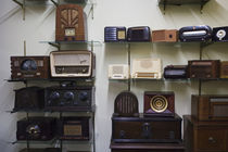 USA, Nebraska, Aurora, Plainsman Museum, antique radios by Danita Delimont