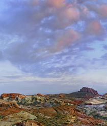 Colorful landscape of Rainbow Vista, Valley of Fire State Pa... by Danita Delimont