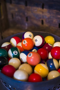USA, New Jersey, Lambertville, antique billiard balls by Danita Delimont