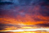 Colorful sunset blossoms across a New Mexico sky von Danita Delimont