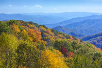 North Carolina, Great Smoky Mountains National Park, view fr... by Danita Delimont
