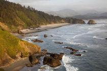 OR, Oregon Coast, Ecola State Park, Crescent Beach, Cannon B... von Danita Delimont