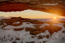 USA, Utah, Sunrise at Mesa Arch, Canyonlands National Park by Danita Delimont
