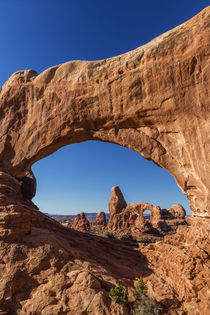 USA, Utah, Arches National Park, Turret Arch, view through N... by Danita Delimont