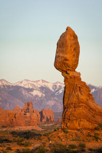 Balanced Rock at sunset, Arches National Park, Utah by Danita Delimont