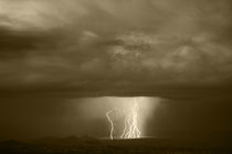 USA, Utah, Thunderstorm over Cathedral Valley by Danita Delimont