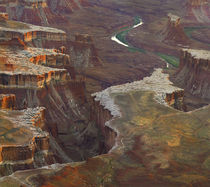Aerial viewed from the Green River Overlook, Canyonlands Nat... by Danita Delimont
