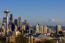 City skyline from Kerry Park in downtown Seattle, Washington... von Danita Delimont