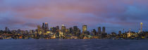 City skyline from Gasworks Park and Lake Union in Seattle, W... by Danita Delimont