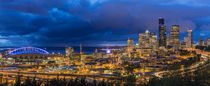 City skyline from Jose Rizal Park in downtown Seattle, Washi... by Danita Delimont