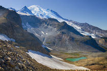 USA, Washington, Mount Rainier National Park, Mountain and l... by Danita Delimont