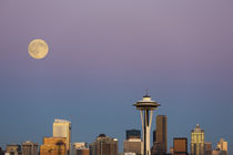Washington State, Seattle, skyline view from Kerry Park, wit... von Danita Delimont
