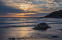Sunset at Poldhu Cove by Pete Hemington