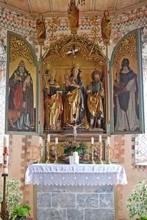 Münchner Jakobsweg: St. Stephanskapelle in Genhofen... von loewenherz-artwork