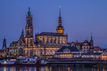 Dresden zur Blauen Stunde von Christoph  Ebeling