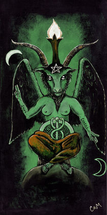 Baphomet Green by Cathrine Wendt