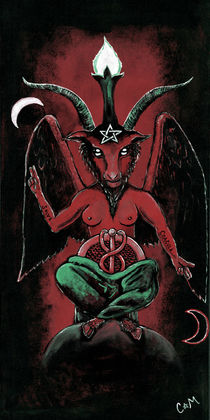 Baphomet Red by Cathrine Wendt