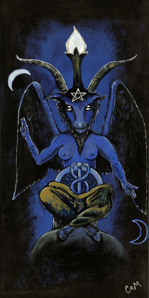 Baphomet Blue by Cathrine Wendt