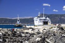 Corfu Ferry  by Rob Hawkins